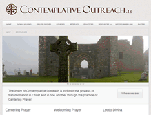 Tablet Screenshot of contemplativeoutreach.ie